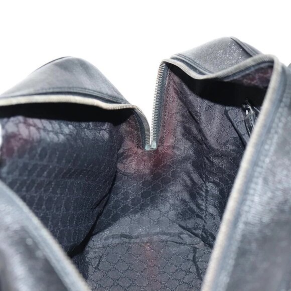 GUCCI Shoulder Bag Leather Black Silver 002 1115 Auth 146591V - Picture 12 of 16